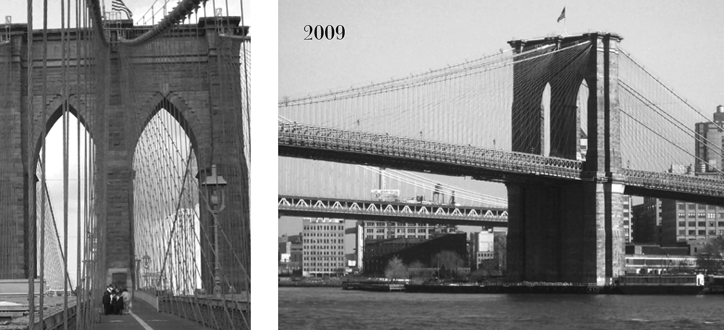 The Brooklyn Bridge in 2009