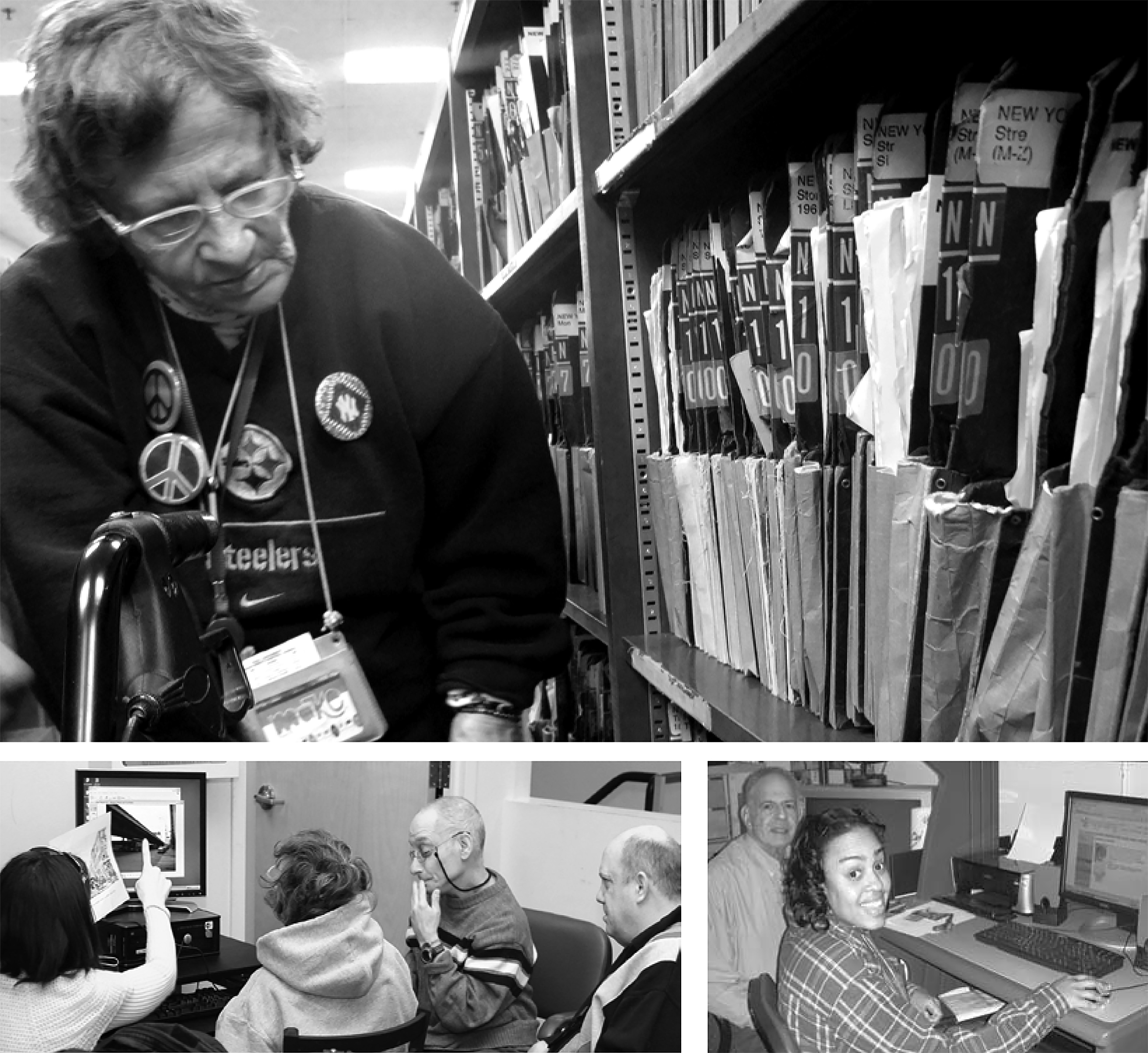 Walter & Evelyn Redfield Center Photographers conduct their research at the NY Public Library