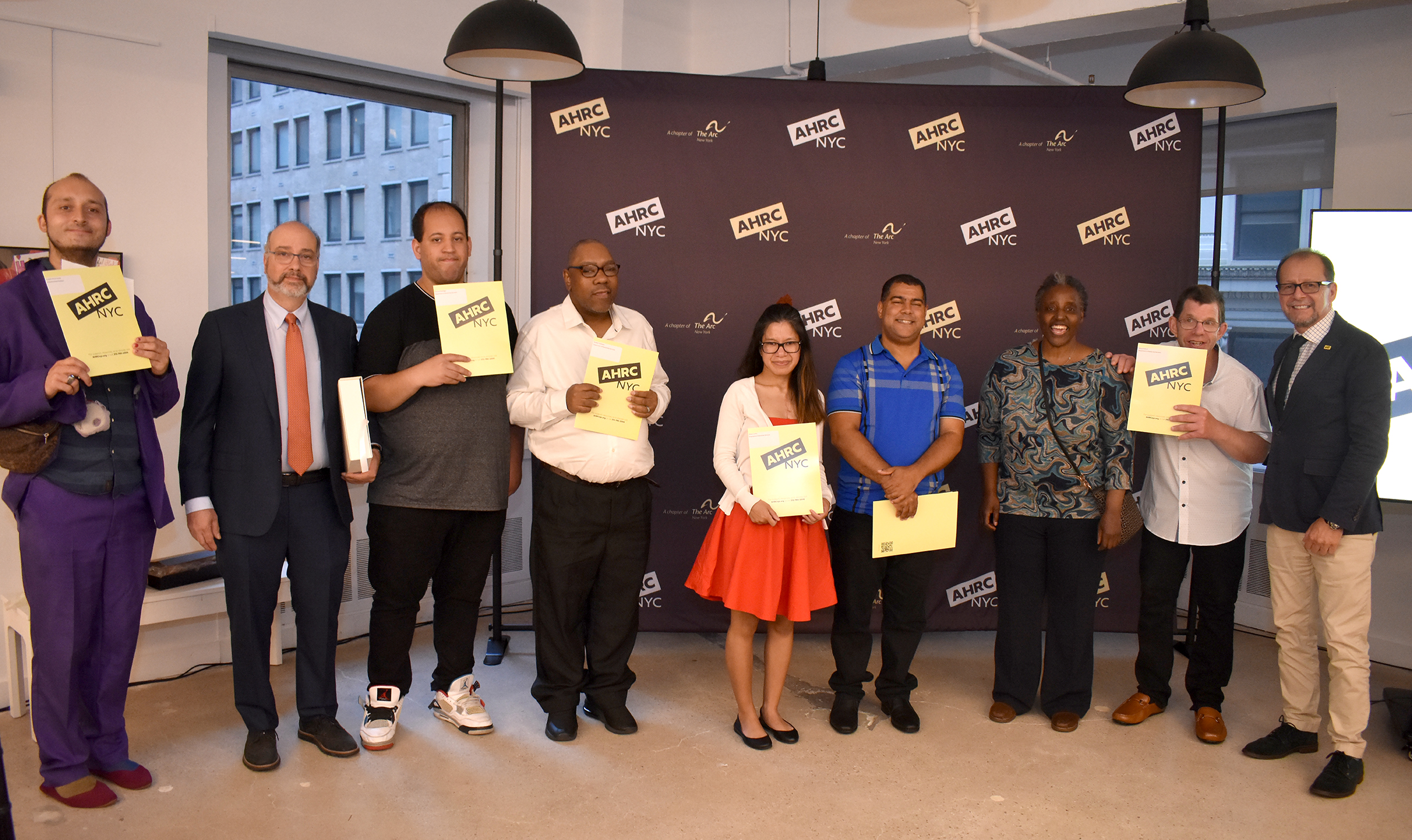 Annual meeting awardees with Marco Damiani and Raymond Ferrigno