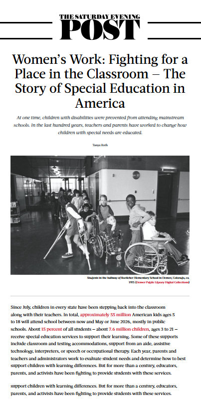 Saturday Evening Post article clipping