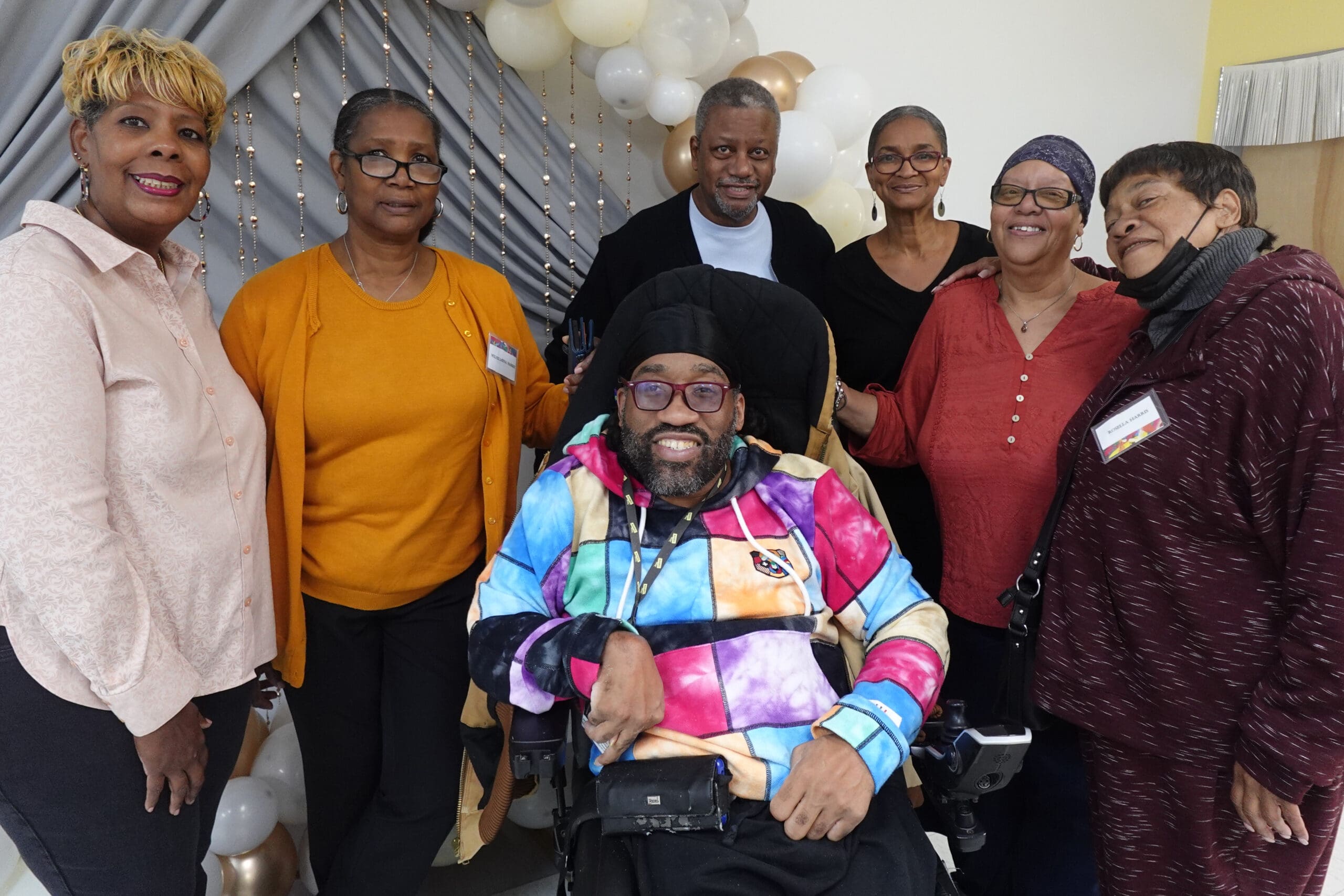 Families celebrate the renaming of AHRC NYC's Howie and Bill Stone Day Center