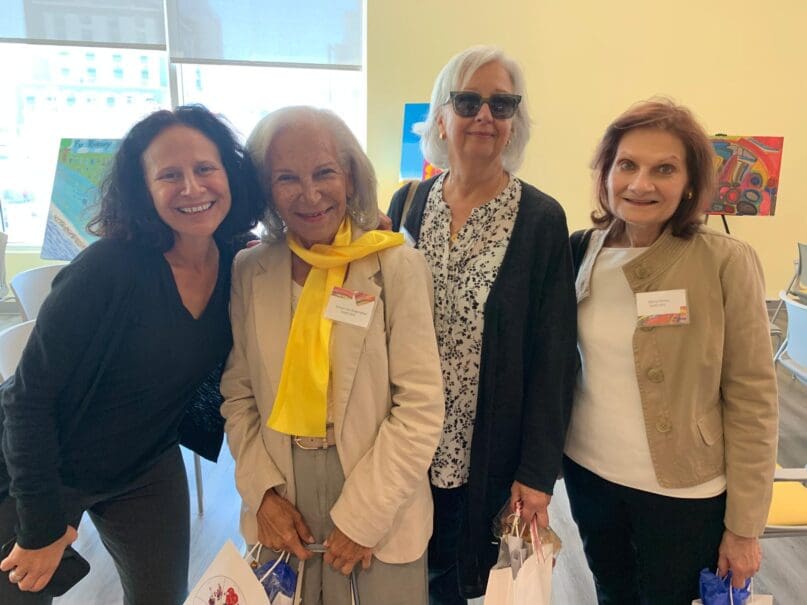 AHRC NYC Vice President, Heather Gazzaley with Sharyn VanReepinghen, Anne Gordon, Nancy Petrino