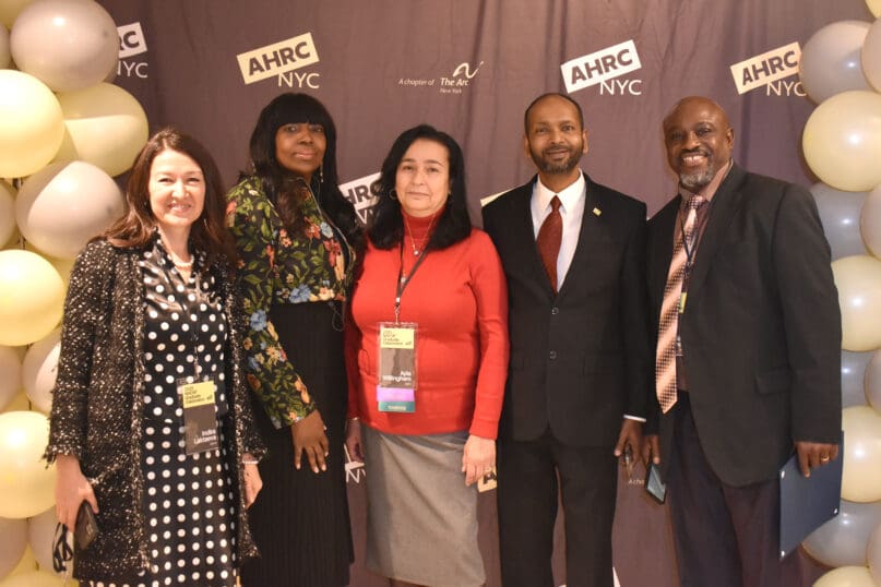 AHRC Fisher Day Center colleagues before the NADSP Graduation Ceremony