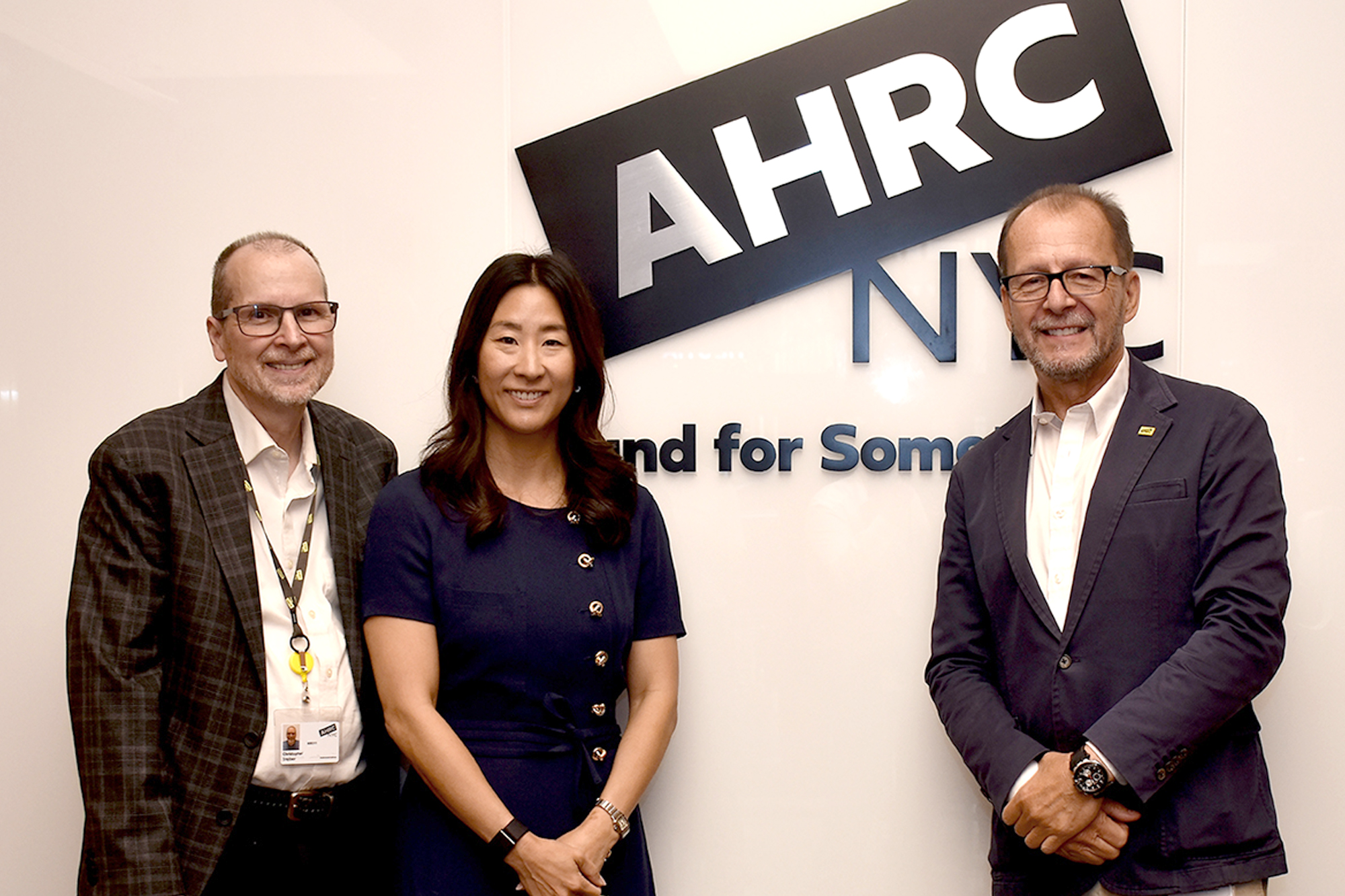 Assemblymember Grace Lee with Marco Damiani and Chris Treiber