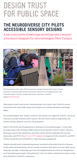 Design Trust for Public Space article clipping