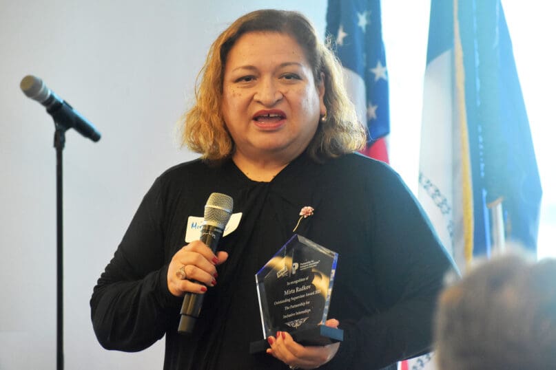 Mirta Radkov, Assistant Deputy Commissioner Revenue Office at HRA, was recognized as an Outstanding Supervisor with PII