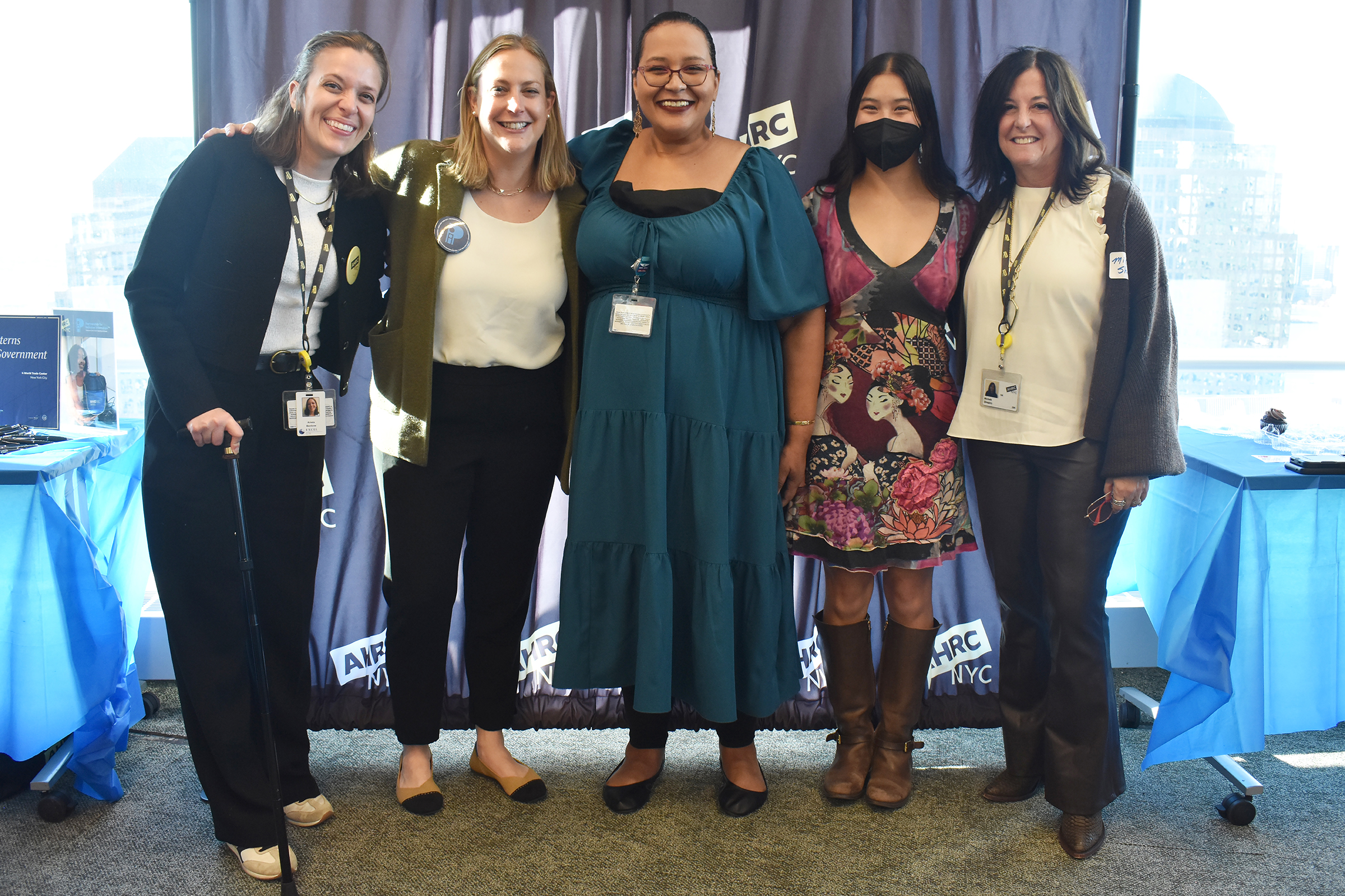 PII Program Staff Members with Michele Shapiro, Director of EBS