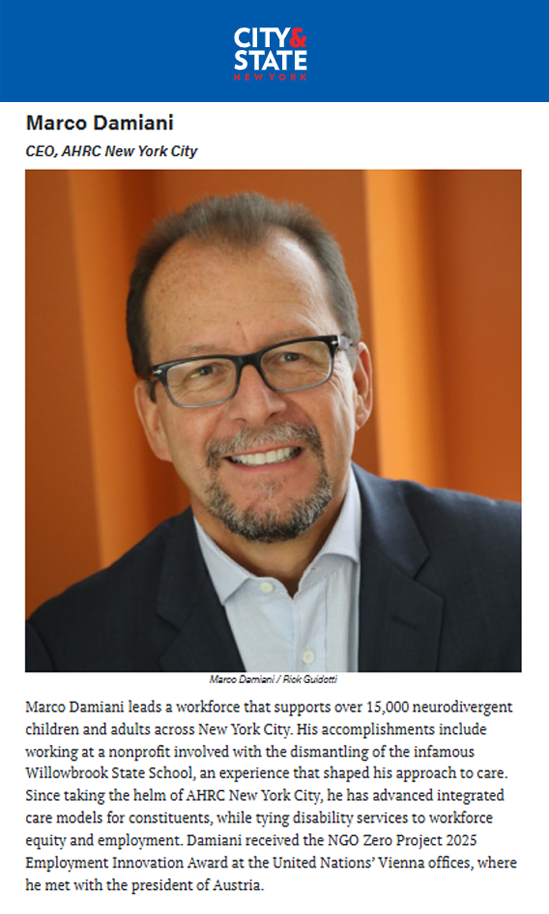 CityState article clipping Trailblazer Marco Damiani