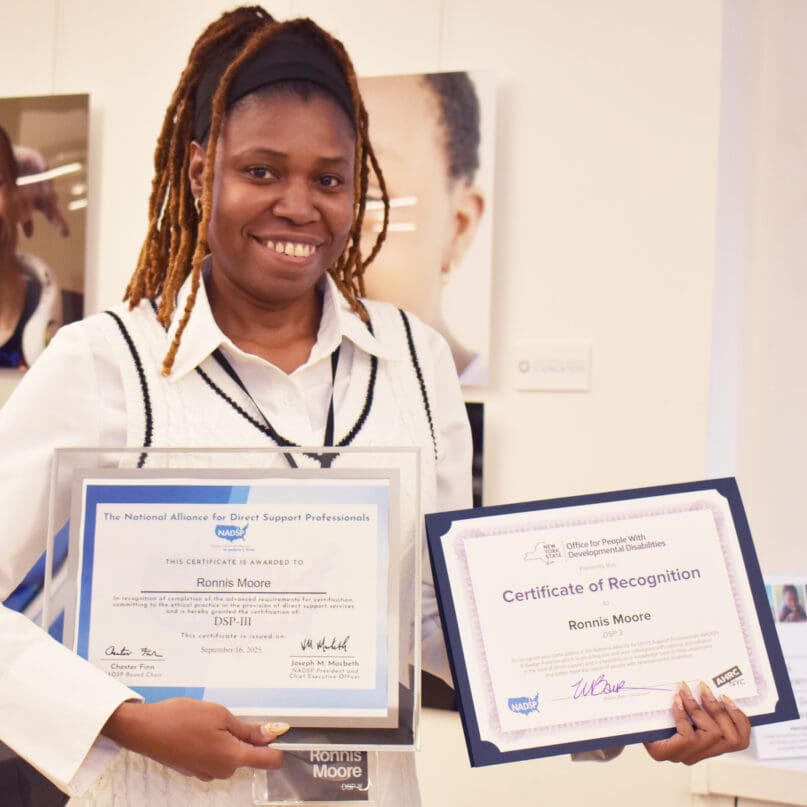 Ronnis Moore, Community Support Supervisor, AHRC NYC