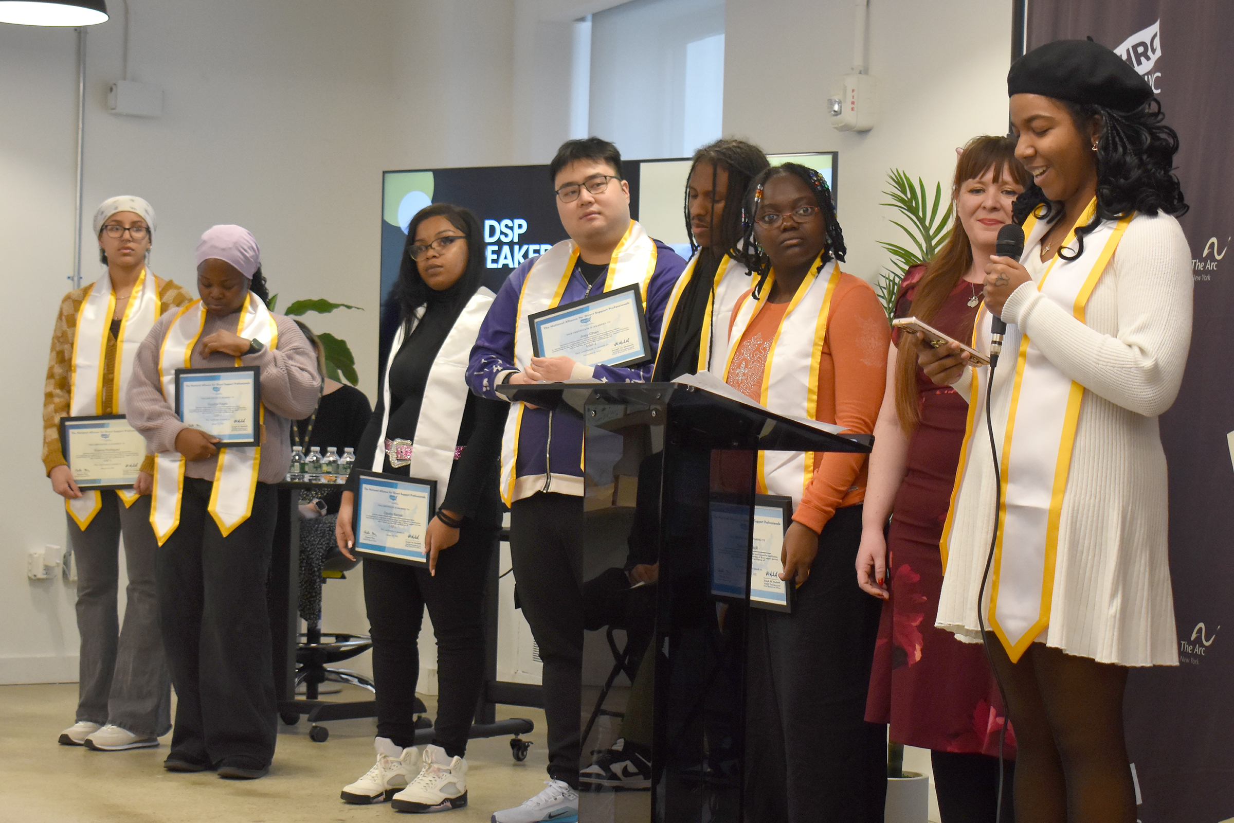 Standing with her Advance & Earn cohort, Angelica Russell shares her insights from the program