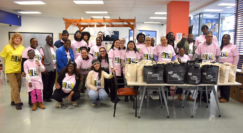 Wendy Seigel Day Services in Bushwick was one of the sites for AHRC NYC's 2026 MLK Day of Service