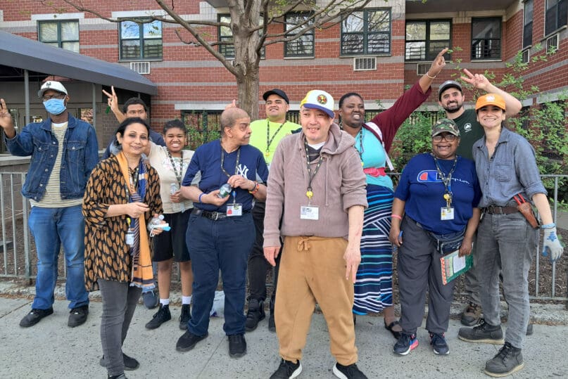 Fisher Center and NYC Parks Work Together at Street Tree Care Event in Harlem