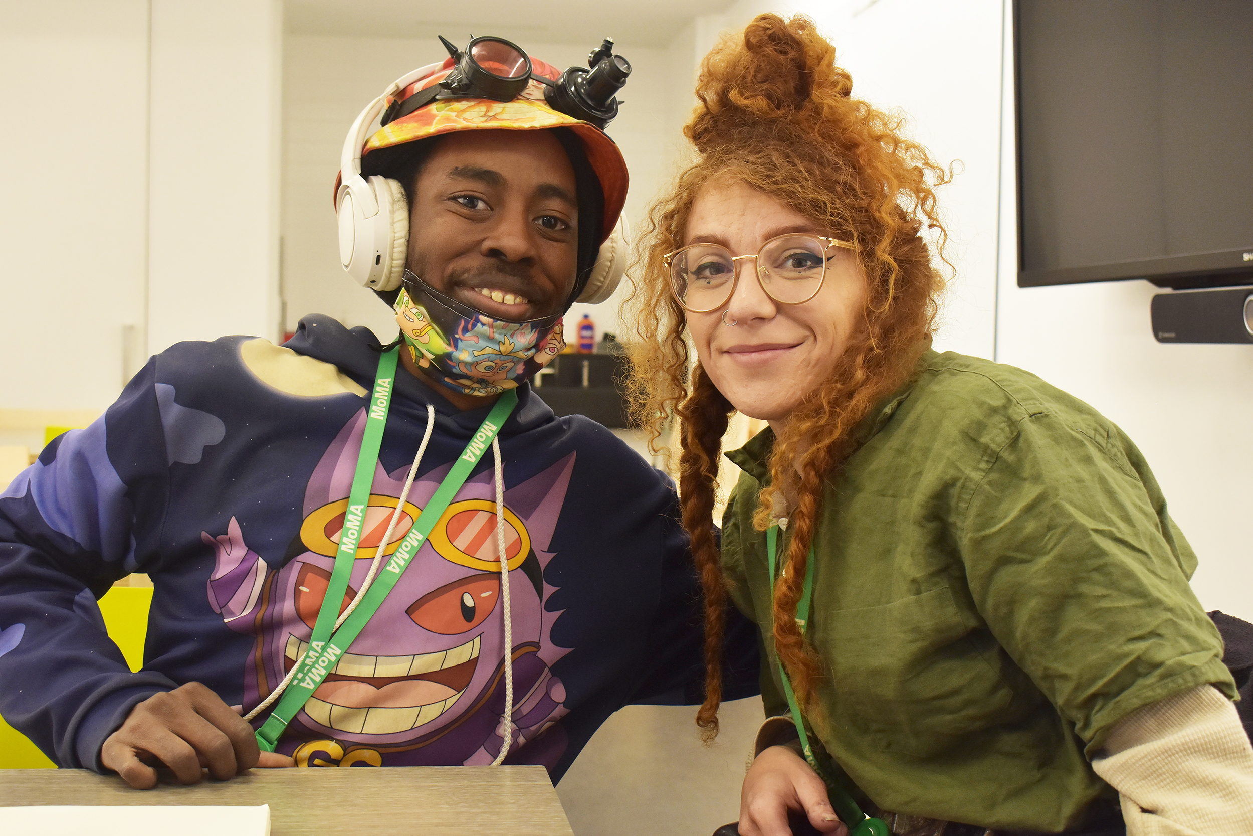 Lineton Gilchrist with Dounia Bendris