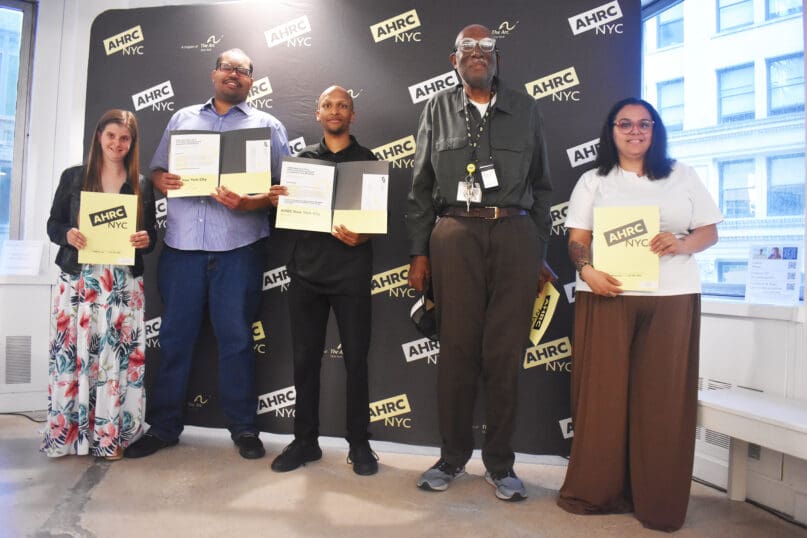 Awardees from AHRC NYC's 77th Annual Meeting