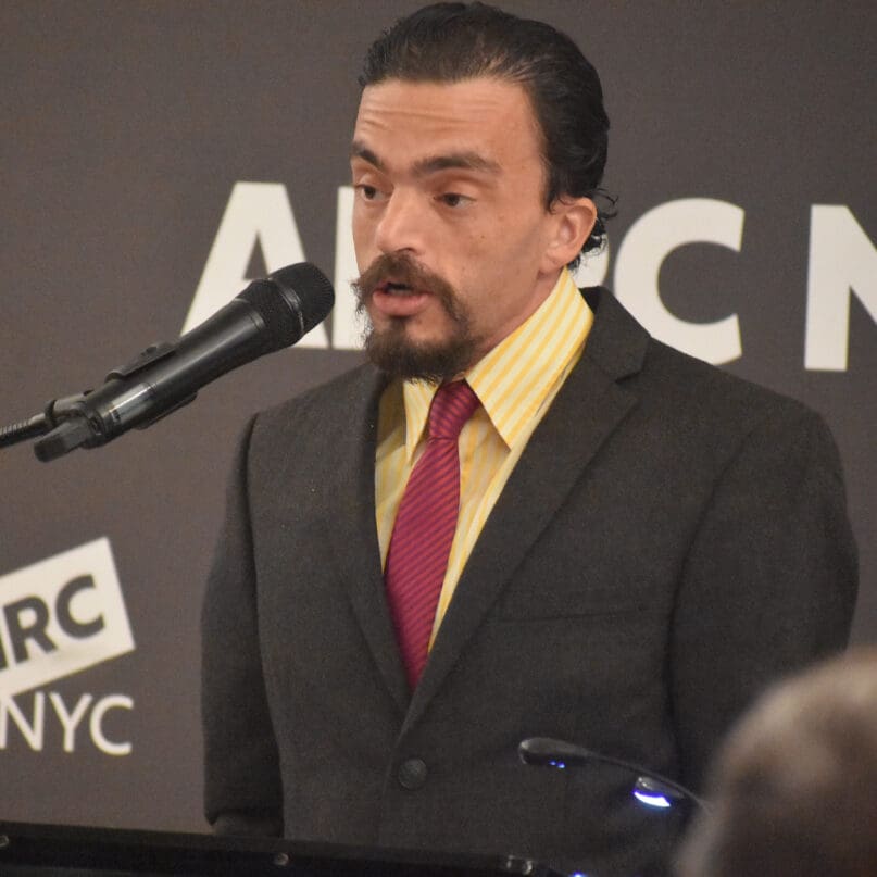 Bruno Hirschfeld Stoler speaks at AHRC NYC's 77th Annual Meeting.
