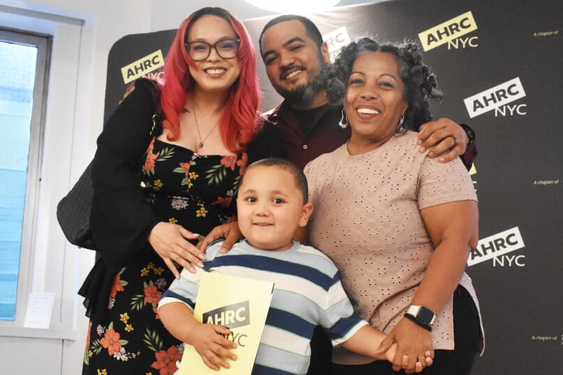 Marcos Medina with his family